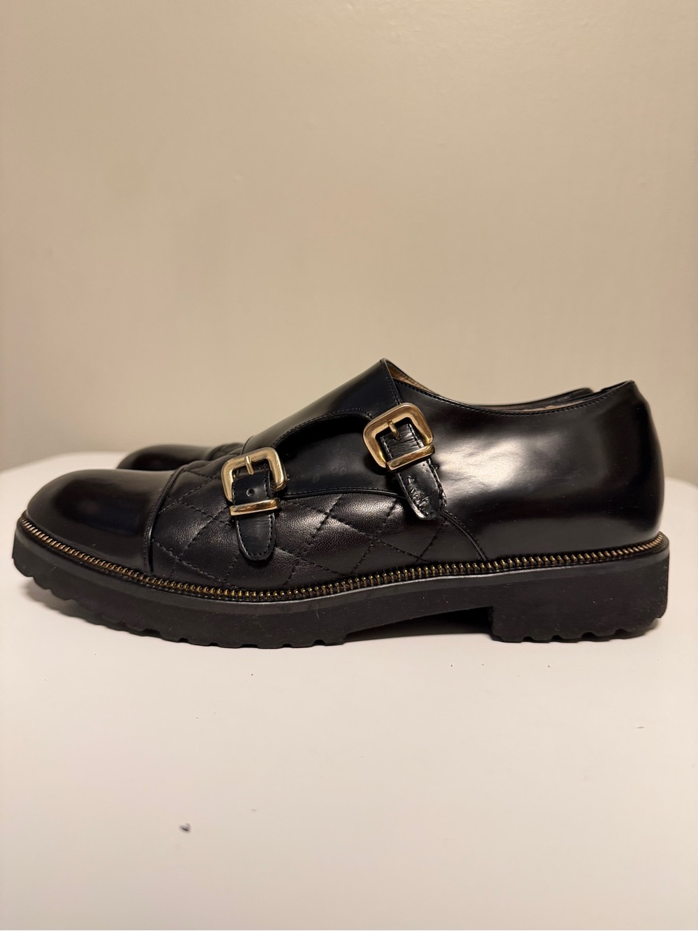 Ron White  Penny Onyx Soft Gloss Patent Shoes Women’s EU 37.5 US 7-7.5